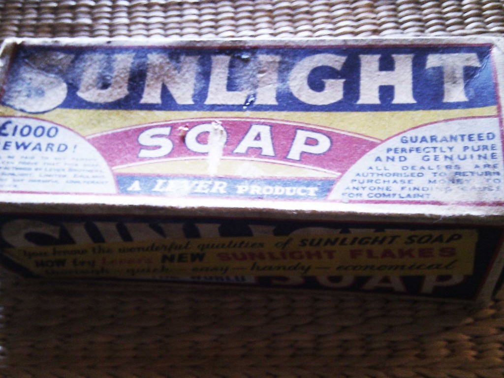 Sunlight soap and £1000 reward 