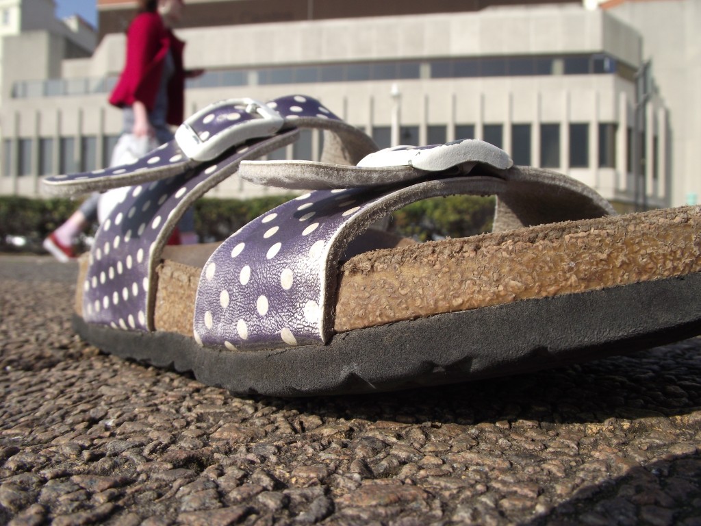 Polka dot birkenstock