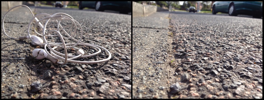 Ears to the ground headphones (Lewes Road, Brighton)